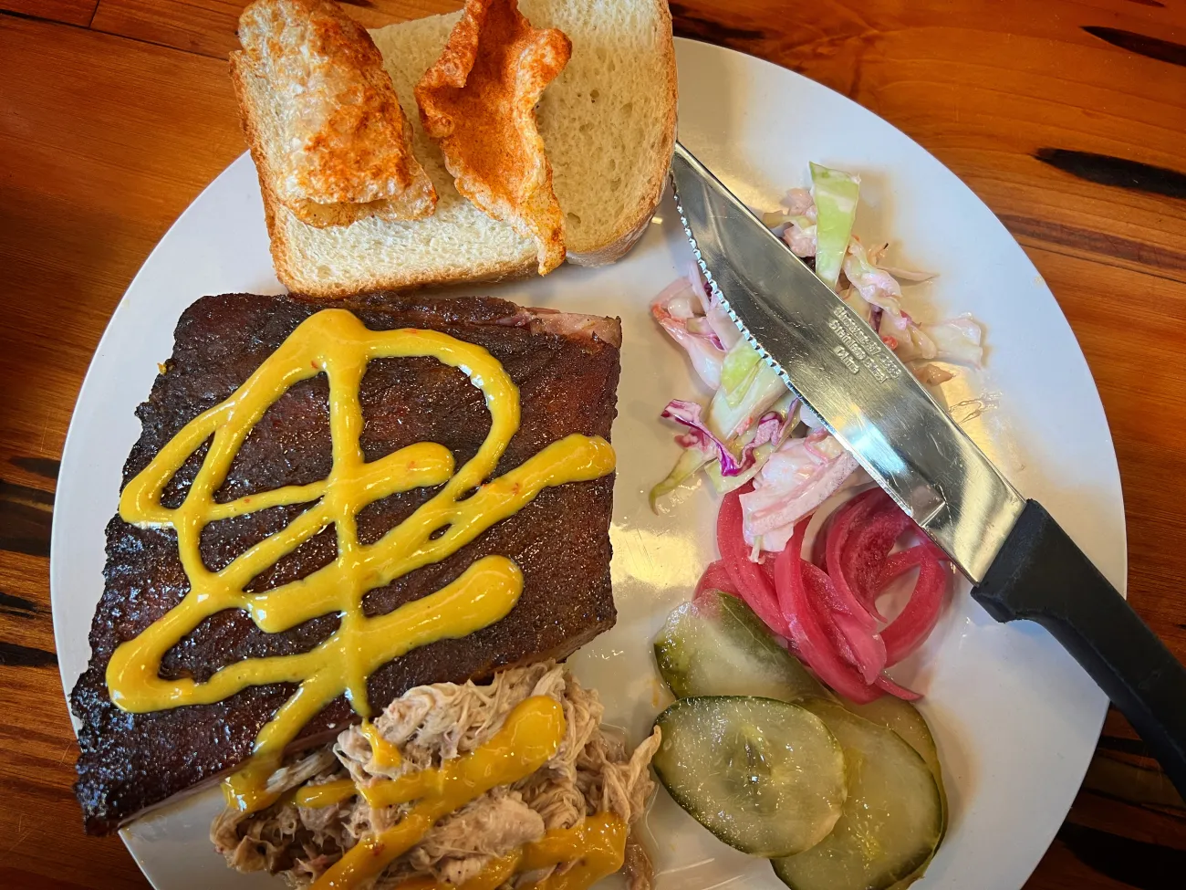 War Mouth barbecue plate